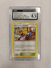 Pokemon Champions Festival STAMPED Top Thirty-Two #SM78 CGC 8.5 on eBay
