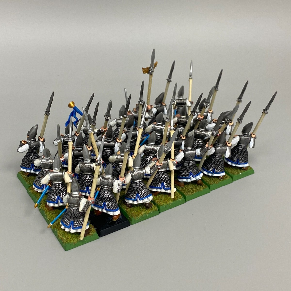 28 HIGH ELF SPEARMEN ELVES WARHAMMER FANTASY THE OLD WORLD UNIT