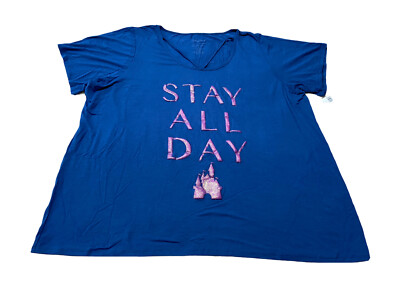 Disney Parks Her Universe  Stay All Day  Fantasyland T-Shirt For Women s 2X NEW