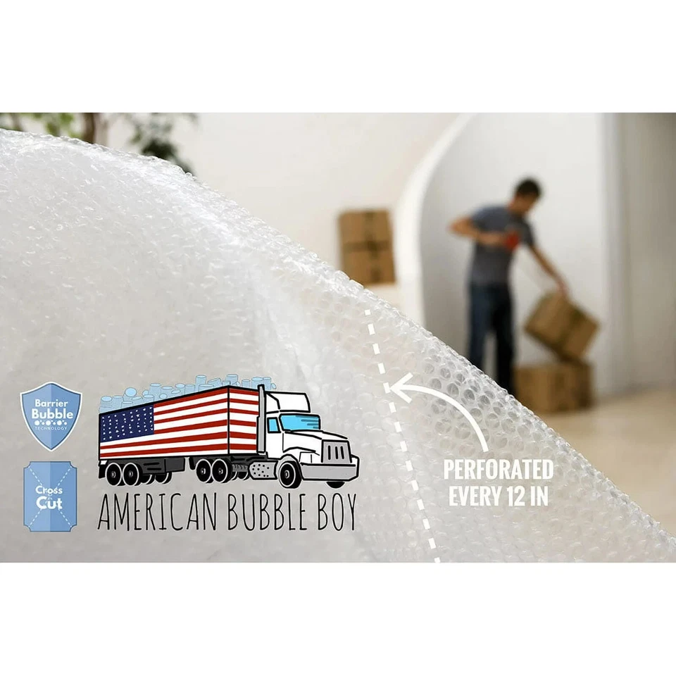 Official Sealed Air Bubble Wrap - American Bubble Boy (100' Medium (5/16") - Image 4 of 4