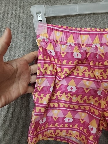 Columbia Washed Out Printed Short Youth Girls M Pink Pull On Elastic Waist NEW - Picture 4 of 9