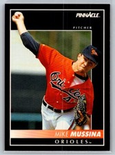 💎1992 Pinnacle Baseball #204 Mike Mussina - Baltimore Orioles💎