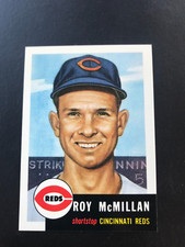 1991 TOPPS - 1953 TOPPS ARCHIVES # 259 ROY McMILLAN - CINCINNATI REDS - REPRINT