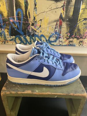 2005 Nike Dunk Low Deep Royal / White University Blue Size 11 Perfect Condi￼ton