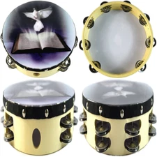 Panderos De Danza Cristianos Panderetas Cristiana Instrumento Musicales Adult 1p