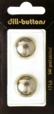 Dill Buttons ~ (1748) - 11/16" - 2 ct