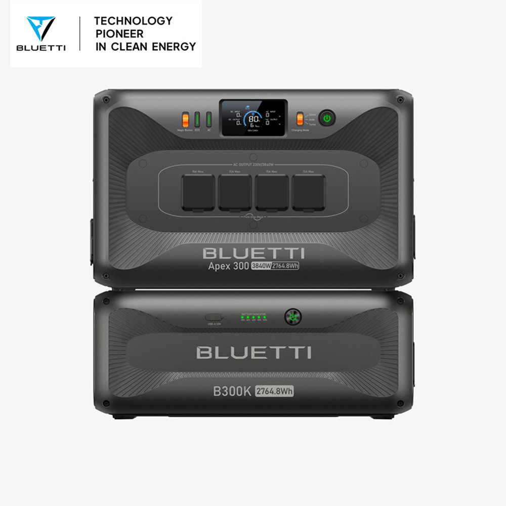 BLUETTI Apex 300+B300K 5529.6Wh Portable Power Station Generator for Home Backup