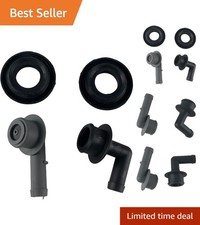 Engine Performance Upgrade 2x Pcv Ccv Vent Elbows Grommets Set For Jeep 4.0l Engine Performance Upgrade 2x Pcv Ccv Vent Elbows Grommets Set For Jeep 4.0l