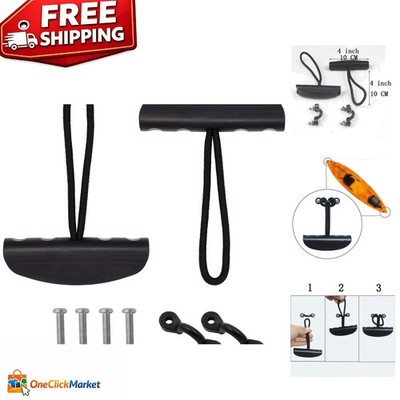 Lightweight T-Handle Kayak Carry Kit with Rust-Free Pad Eyes   4-Inch Handles