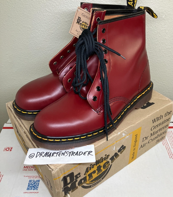 90's Vintage England size 12 Dr. Martens 8-eye MIE boots 1460