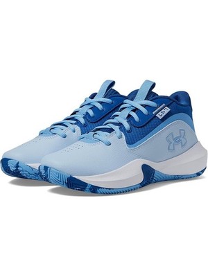 NEW Under Armour UA Lockdown Basketball Shoes Unisex Blue Size 5 Youth