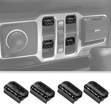 Window Switch Button Power Window Control Knob Window Control Carbon Fiber