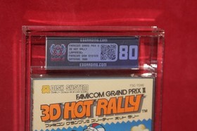 Famicom Grand Prix II 2 3D Hot Rally (Famicom Disk System FDS) CIB, ES Graded 80