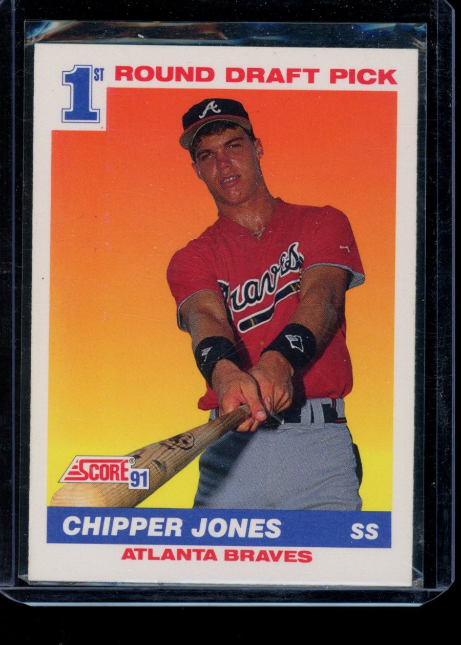 1991 Score #671 Chipper Jones
