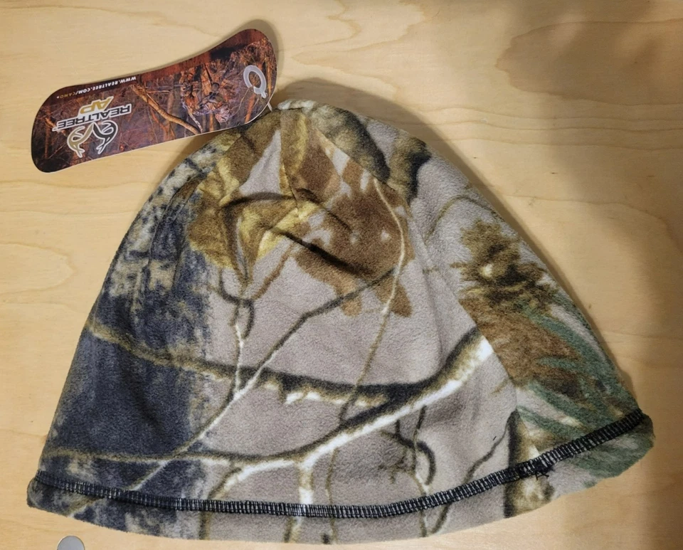 REALTREE AP BLAZE - Camuflaje/Naranja Cazador - Gorro polar reversible - CA-OCPFB-200 Foto 4 de 4