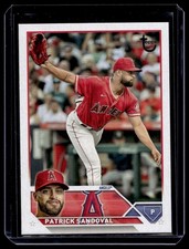 2023 Topps Premium Stock Patrick Sandoval /99 Los Angeles Angels #327