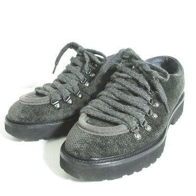 DOUCAL'S Low-Cut Mountain Boot Sneakers, Size 38, Gray mens USED
