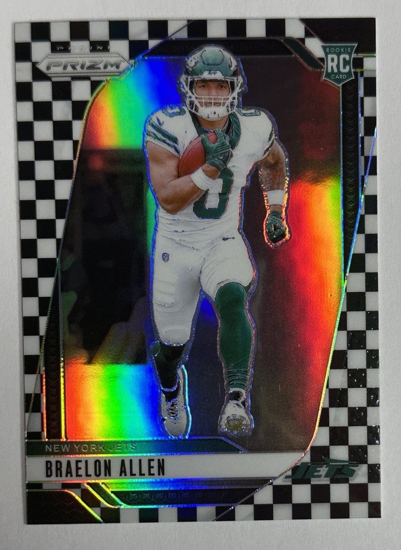 2024 Panini Prizm Checkerboard Braelon Allen Rookie RC #311 New York Jets