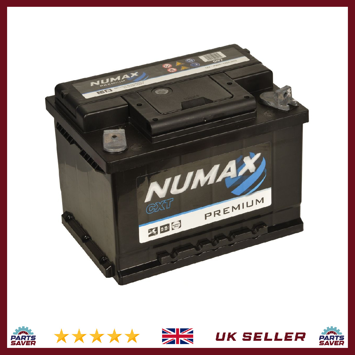 097 Numax Car Battery 12V 60AH