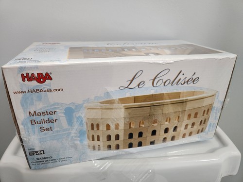 HABA MASTER BUILDER SET COLISEO ROMANO 110 PIEZAS BLOQUES DE CONSTRUCCIÓN DE MADERA NUEVO SELLADO - Imagen 5 de 9