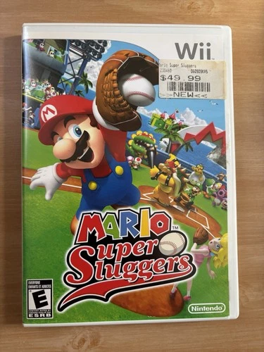 Mario Super Sluggers (Nintendo Wii, Nintendo) Sports, Multiplayer, Manual