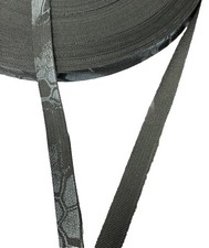 Sangle nylon 0,75" Kryptek Typhon Camo 17337 motif un côté 2 yds fabriqué aux États-Unis