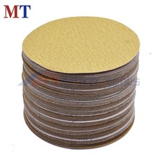 100 Pack 6" 180 Grit NO-Hole Hook Loop Pads Sanding Disc Flocking High Quality 0.18 per gallon