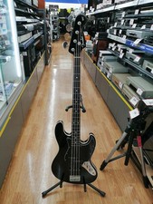 Fender Japan Aerodyne II Jazz Bass Black AJB Alder Body MIJ with Hard Case