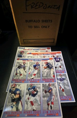 #ad McDonald#x27;s Limited Edition 1993 Buffalo Bills Gameday Cards FULL BOX MINT $250.00