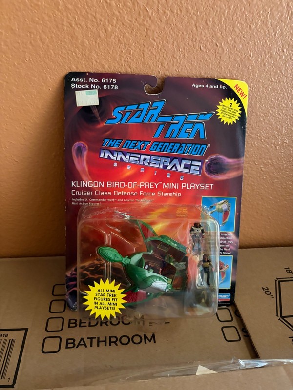 1994 Playmates Star Trek Innerspace Series Klingon Bird-of-Prey Mini Playset