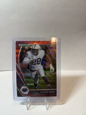 Jayson Oweh 2021 Panini Prizm Draft Red Wave RC #154 Penn State Nittany Lions