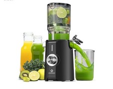 LINKChef Cold Press Juicer Machine 4.35 Wide Chute for Whole Fruit Vegetables