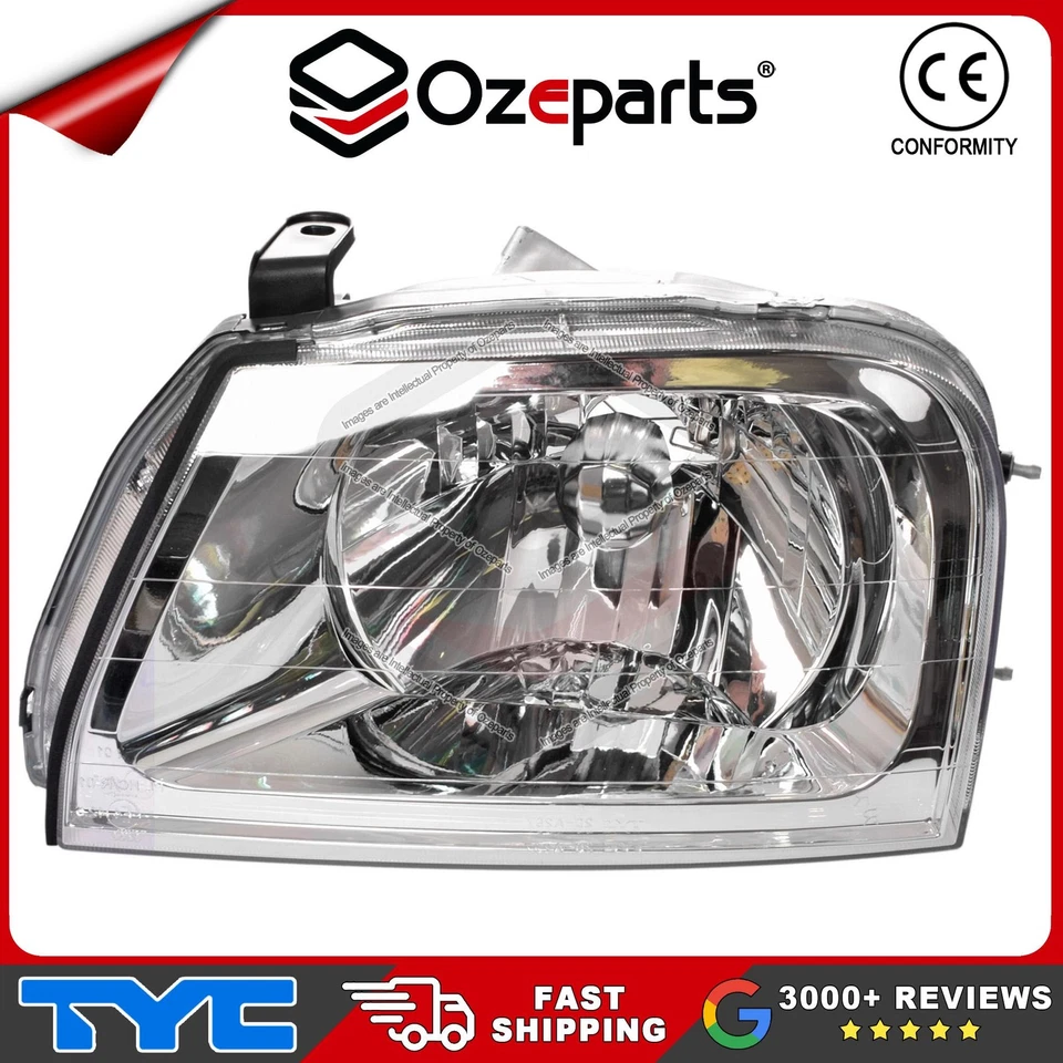 Set Pair LH+RH Head Light Lamp For Mitsubishi Triton Ute MK 2001~2006 GLS - image 4 of 4