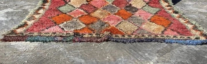 Alfombra marroquí vintage Boujaad hecha a mano alfombra tribal bereber de lana 10 pies 8’’ X 4 pies 8’’’ Foto 4 de 4