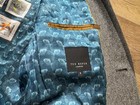 Ted Baker London Gray Wool Herringbone Blazer Suit Jacket Mens 5 42 R — photo 10