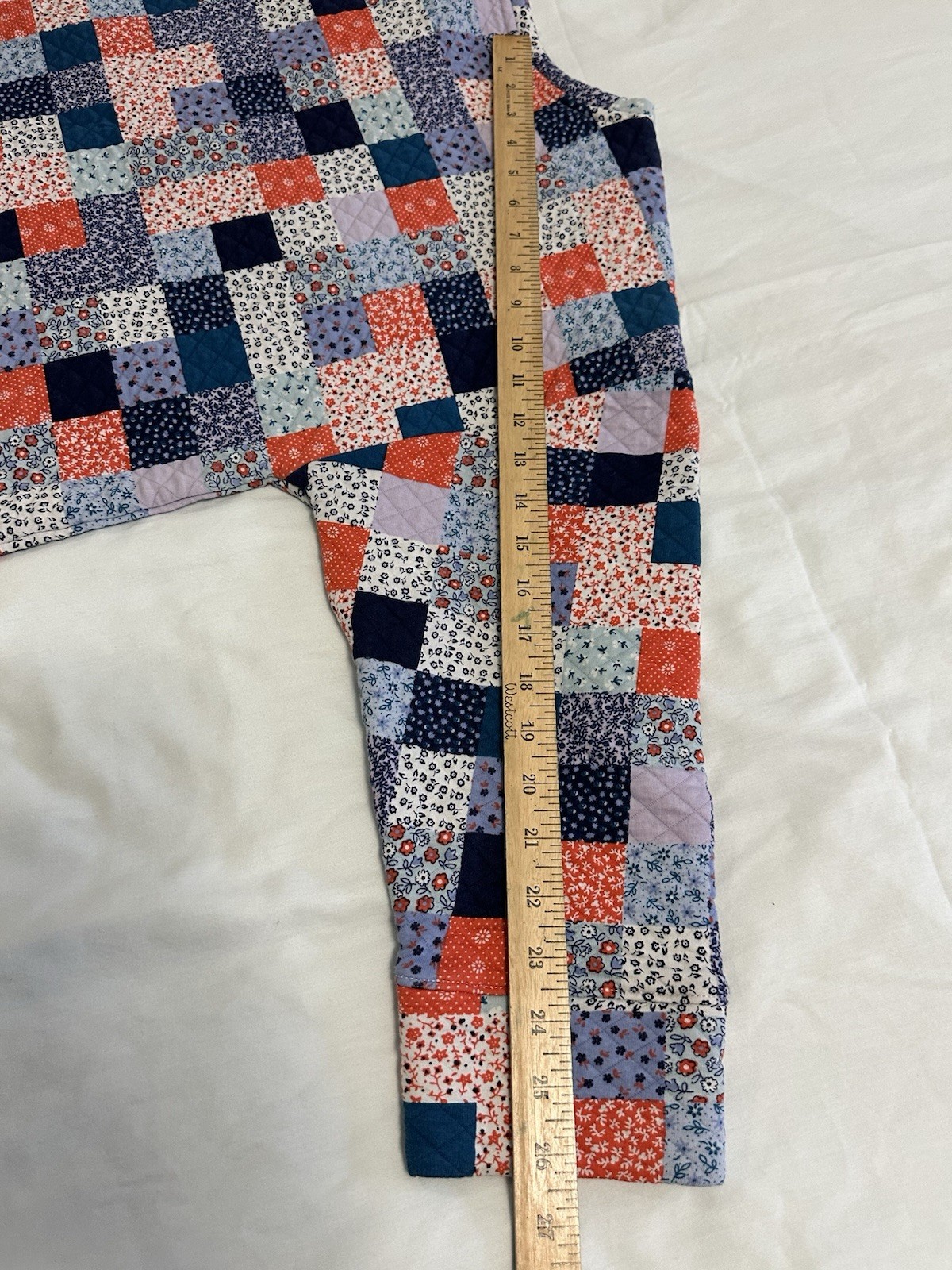 Lands End Quilted Patchwork Pullover Sweatshirt T… - image 10