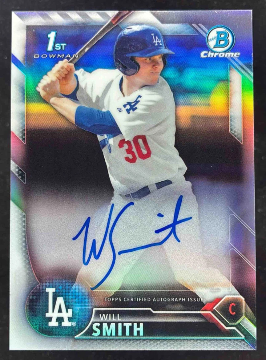 2016 Bowman Draft Chrome Pick Refractor #CDA-WS Will Smith Autograph Auto /499