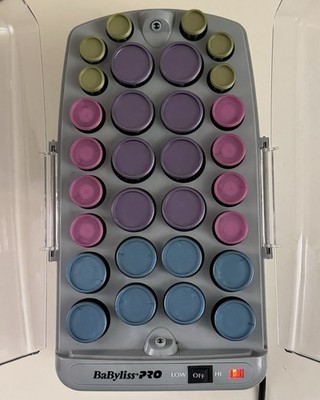 Babyliss Pro 30 Hot Rollers Curlers Hair Set BABHS40 Ceramic Ionic And Clips