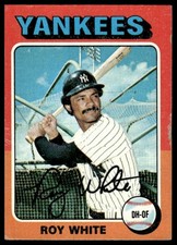 Roy White 1975 Topps #375 New York Yankees
