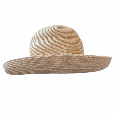San Diego Hat Co Wide Brim Floppy Sun Hat Straw Beach Resort  display picture 2