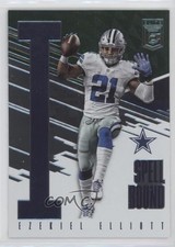 2017 Donruss Elite Spellbound Green Ezekiel Elliott #4 8d4