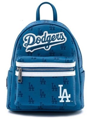 Loungefly Mini Backpack ** Los Angeles Dodgers ** Brand New ** LA Logo
