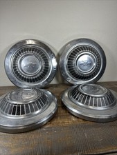 1966 1967 Chevy Chevelle Malibu Nova Elcamino Dog Dish Poverty Hubcaps Vintage