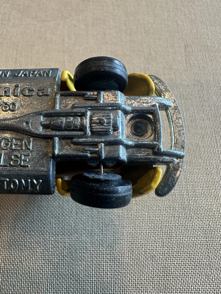 ВИНТАЖНЫЙ TOMICA 1977 TOMY VOLKS WAGEN 1200 LSE NO F20 ЖЕЛТЫЙ VW ЖУК ЯПОНИЯ - Изображение 3 из 4