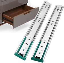 Soft Close Drawer Slides 20 Inch 2Pairs - Heavy Duty Full Extension Drawer