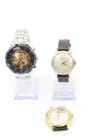 F x3 Vintage Gents Automatic Wristwatch Working Inc Timex, Ernest Borel Etc