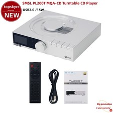 SMSL PL200T MQA-CD Digital Turntable CD Player Support Clock Input USB Digital