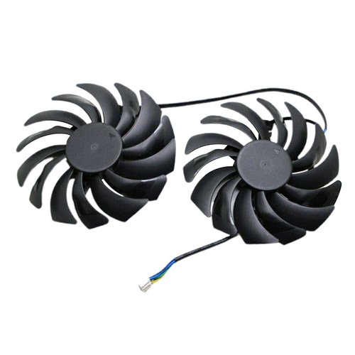 2 Packs Neue Computer PC 4-Pin Grafikkarte Fans 4 Linien 25dBA PLD10010B12HH