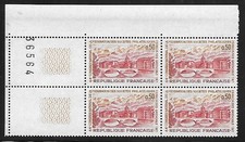 1971 bloc de 4 timbres coin numéroté congres Grenoble  N° 1681 Neuf **
