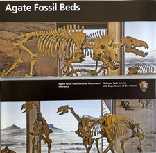 2026 AGATE FOSSIL BEDS NM - NE   NATIONAL PARK SERVICE UNIGRID BROCHURE/MAP  New